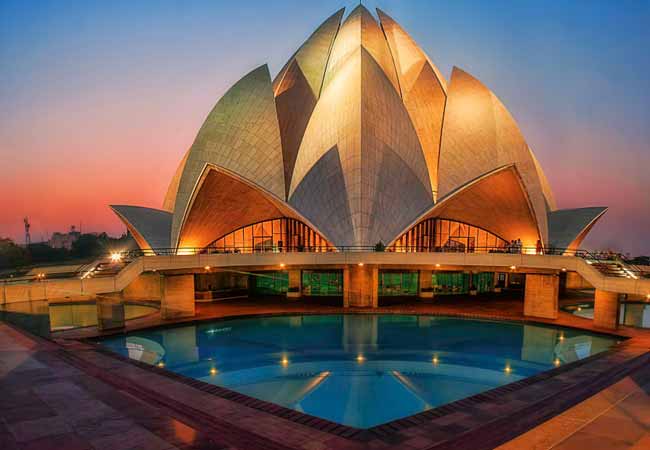 Temple du Lotus à Delhi