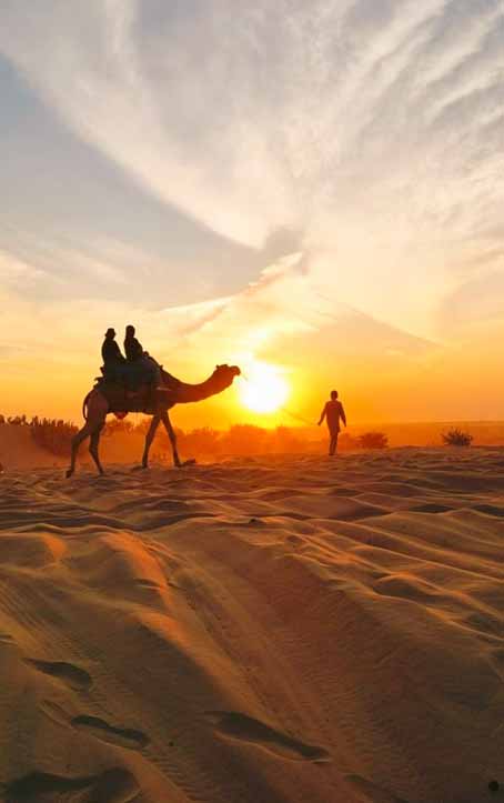 camel safari Jaisalmer